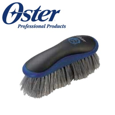 Oster - Stiff Grooming Brush - szczotka dla koni ze sztucznym, sztywnym włosem, niebieska