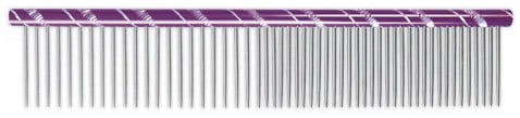Chadog - grzebień dł. 16 cm, rozstaw zębów pół na pół, fioletowy