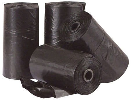 Chadog - worki na psie odchody, czarne, 4 rolki