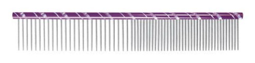 Chadog - grzebień dł. 19 cm, rozstaw zębów pół na pół, fioletowy