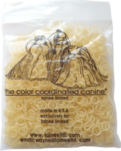 Lainee - gumki lateksowe bezbarwne - small latex band, heavy  weight - małe, grube, 1000 szt.