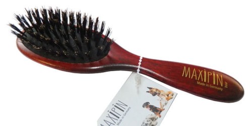 Maxi Pin - mała, owalna szczotka z naturalnego włosia z dzika
