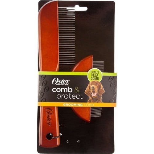 Oster Premium - Comb Set - zestaw drewnianych grzebieni do pielęgnacji sierści