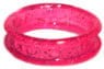 Chris Christensen - Pink Sparkle - wymienne ringi z brokatem, 25 mm - 2 szt.
