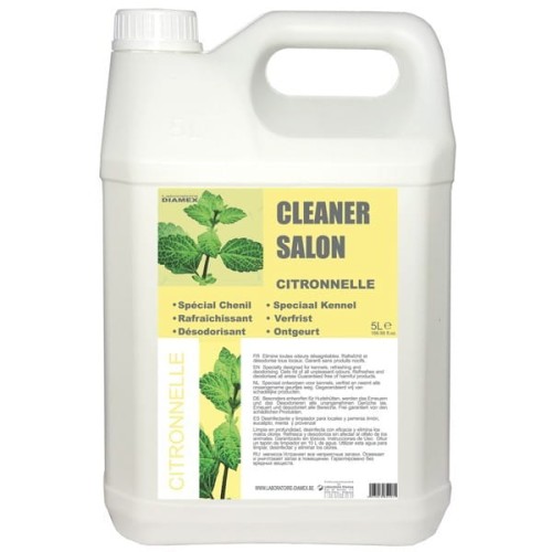 Diamex - Cleaner Salon Citronnelle - preparat czyszczący i odświeżający o zapachu cytrynowym, 5 l