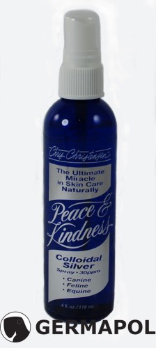 Chris Christensen - Peace & Kindness - srebro koloidalne dla psów, kotów i koni, 118 ml
