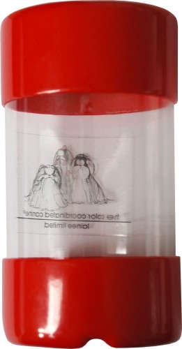 Lainee - band container large red - pojemnik na gumki czerwony, duży