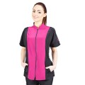 Groom Professional - Biella - bluza groomerska czarno - różowa