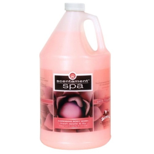 Best Shot - Scentament Spa, Caressing Body Wash Pink - szampon hypoalergiczny z nutą jabłka i lilii, 3,8 l