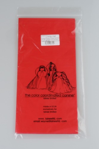 Lainee - plastic wraps long red - foliowe papiloty czerwone, duże, 250 szt.