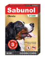 dr Seidel - Sabunol - obroża przeciw kleszczom i pchłom dla psa, ozdobna czarna 50 cm