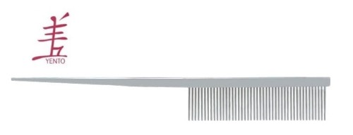 Yento - profesjonalny, metalowy grzebień ze szpikulcem, dł. 18,5 cm