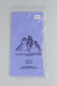 Lainee - plastic wraps long lavender - foliowe papiloty lawendowe, duże, 250 szt.