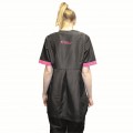 Groom Professional - Matera - bluza groomerska czarna z różowym wykończeniem