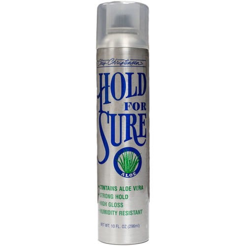 Chris Christensen - Hold for Sure - odżywczy spray do stylizacji, lakier mocno utrwalający fryzurę, 296 ml