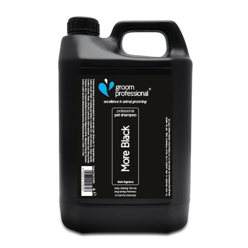 Groom Professional - More Black - szampon dla sierści czarnej i ciemnej, 4 l