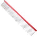 4Paws - grzebień z aluminiowym uchwytem, dł. igieł 3,2 cm, rozstaw 80/20, dł. całkowita 24,5 cm