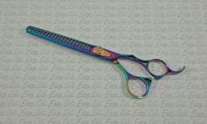 Easy Cut Rainbow - degażówki jednostronne 7 cali, 21 ząbków, model TTC7-W