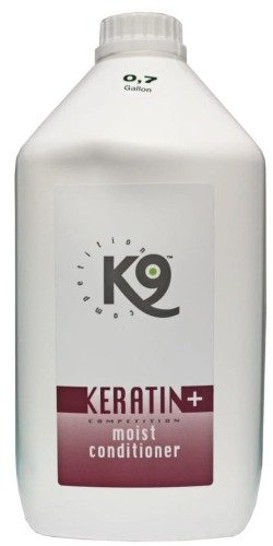 K9 - Keratin+ Moist Conditioner - odżywka intensywnie nawilżająca z dodatkiem keratyny, 2,7 l