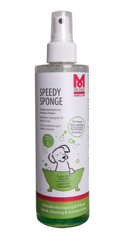 Moser - Speedy Sponge - 2999-7620 - szampon na sucho w sprayu dla psów i kotów, 250 ml
