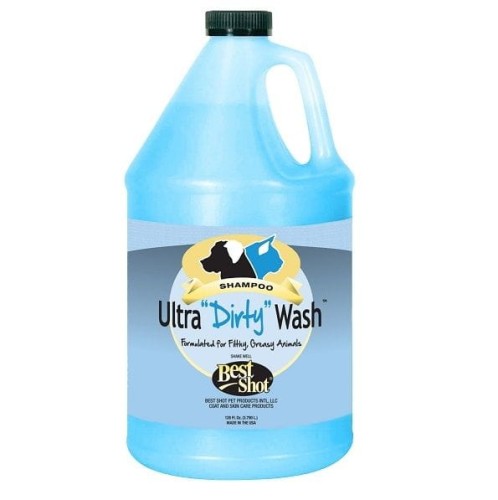 Best Shot - Ultra Dirty Wash Shampoo - szampon głęboko oczyszczający dla brudnych psów, 3,8 l