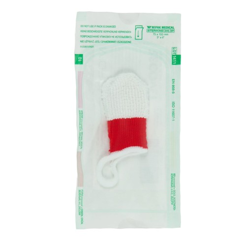 Micromed - Finger - czyścik do zębów z jonami srebra rozmiar S, opakowanie sterylne