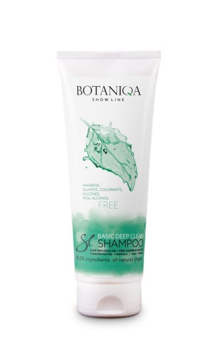 Botaniqa - Show Line Basic Deep Clean Shampoo - skoncentrowany szampon dogłębnie myjący, 250 ml 