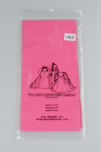 Lainee - plastic wraps long shocking pink - foliowe papiloty różowe, duże, 250 szt.