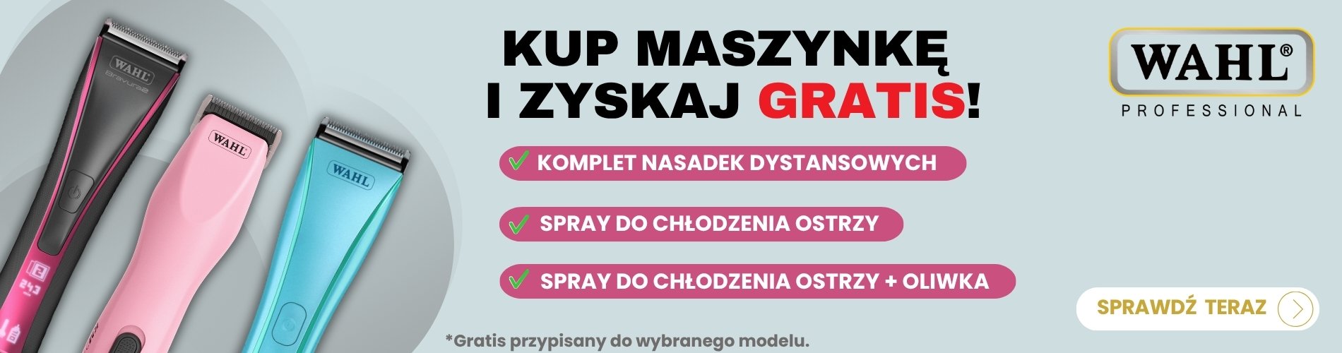 Wahl Kup maszynkę - zyskaj gratis
